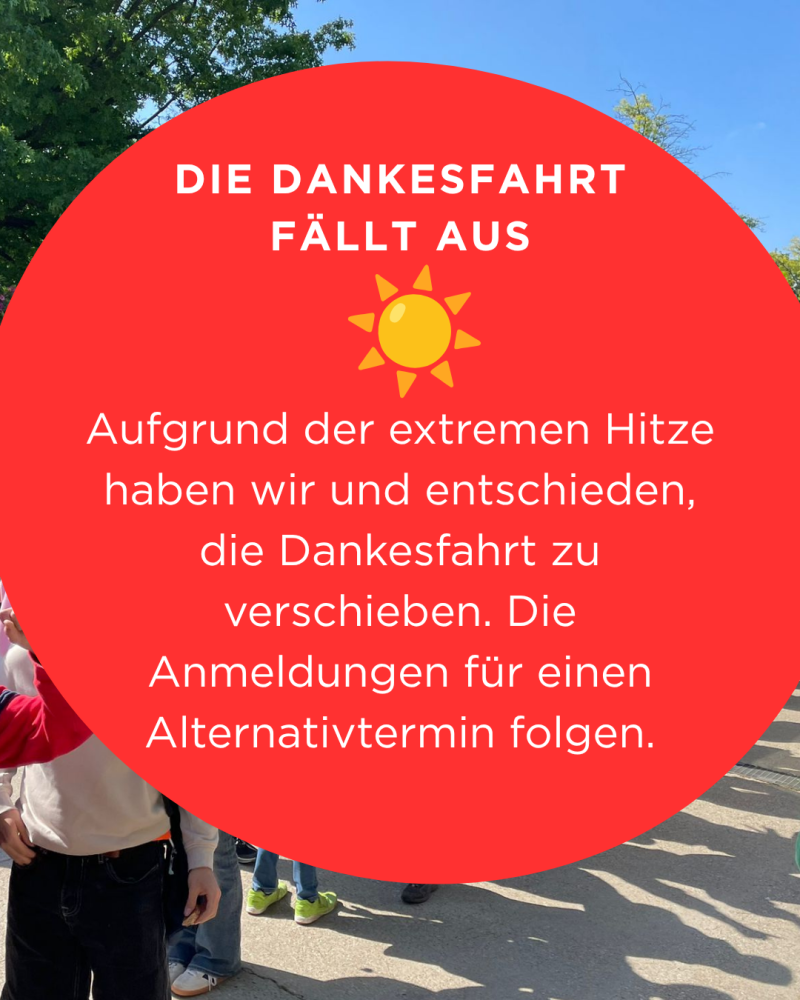 Dankesfahrt